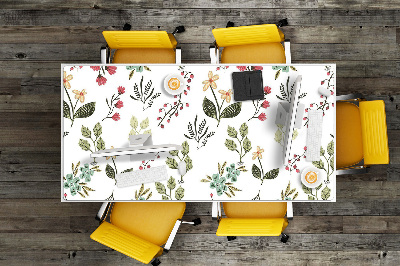 Base de secretária Frutas vermelhas e flores