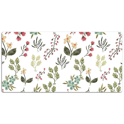 Base de secretária Frutas vermelhas e flores