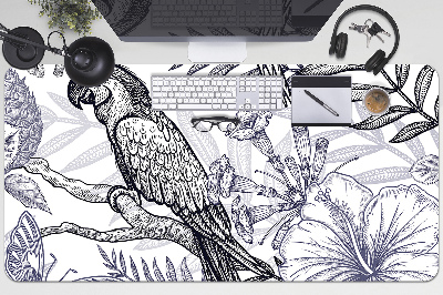 Tapete de secretária Um papagaio desenhado