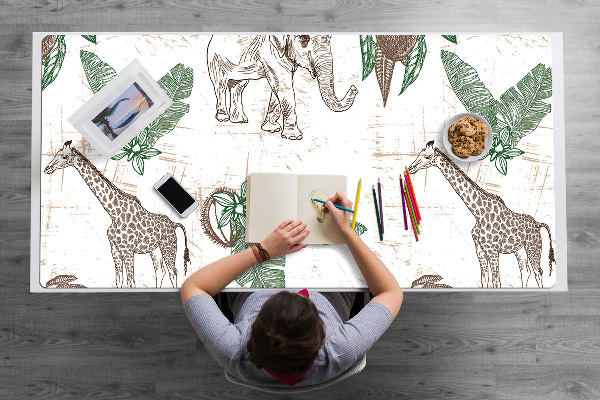 Base de secretária Girafas e Elefantes