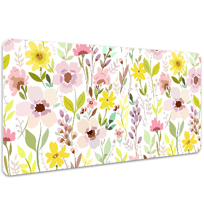 Tapete para secretária Flores coloridas