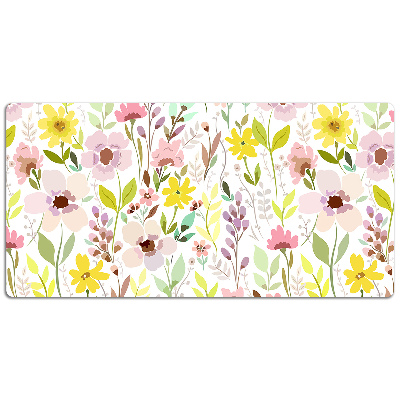 Tapete para secretária Flores coloridas