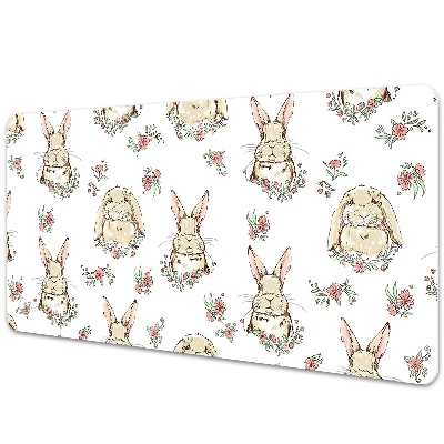Base de secretária Coelhos castanhos claros