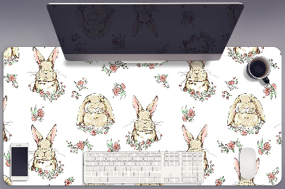 Base de secretária Coelhos castanhos claros