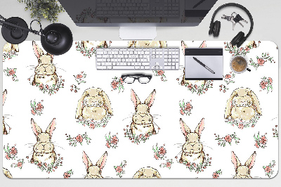 Base de secretária Coelhos castanhos claros