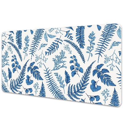 Tapete de secretária samambaia azul