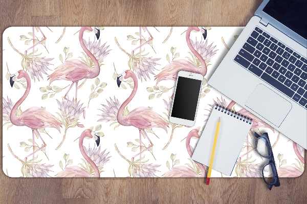 Tapete de secretária Flamingos