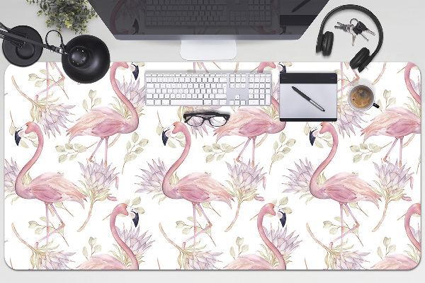 Tapete de secretária Flamingos