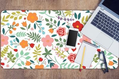 Tapete de secretária Imagem com flores