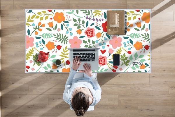 Tapete de secretária Imagem com flores