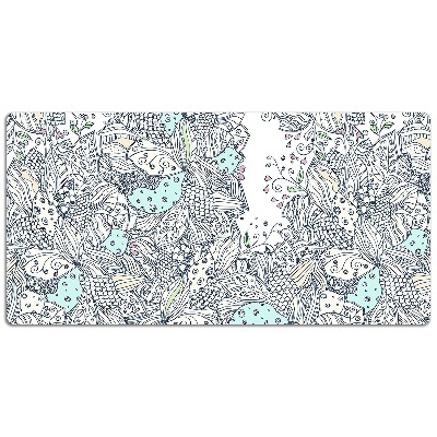 Tapete para secretária Flores