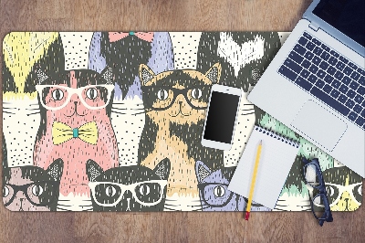 Tapete de secretária Gatos