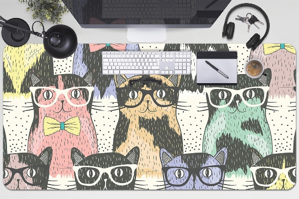 Tapete de secretária Gatos