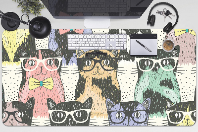 Tapete de secretária Gatos