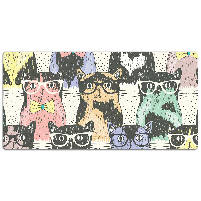 Tapete de secretária Gatos