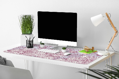 Tapete para secretária Rabiscos de flores
