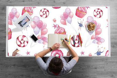 Base de secretária Doces e balões