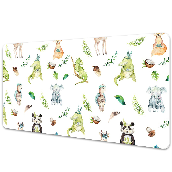 Tapete para secretária Animais felizes