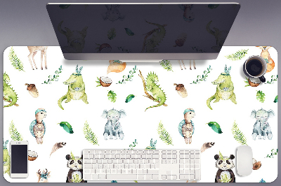 Tapete para secretária Animais felizes