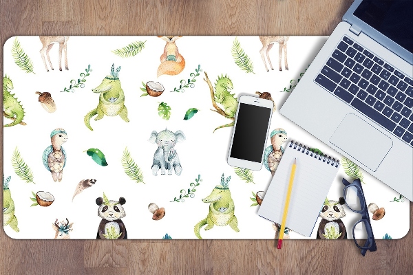 Tapete para secretária Animais felizes