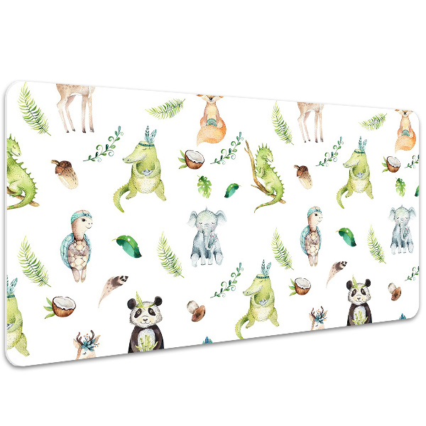 Tapete para secretária Animais felizes