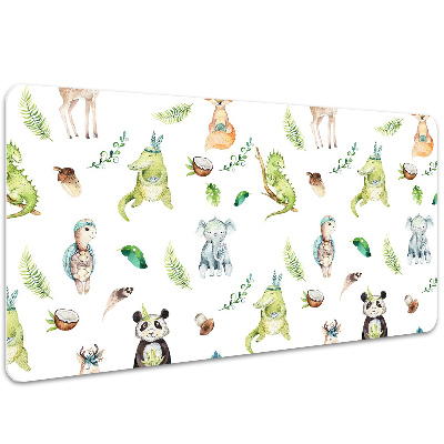 Tapete para secretária Animais felizes