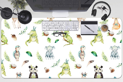 Tapete para secretária Animais felizes