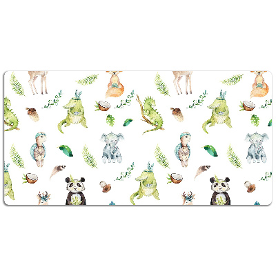 Tapete para secretária Animais felizes