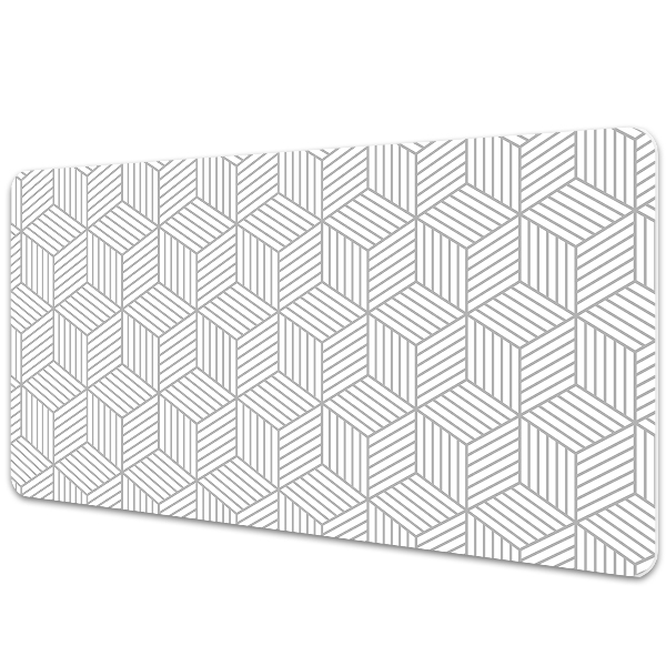 Base de secretária Padrão de cubo 3D