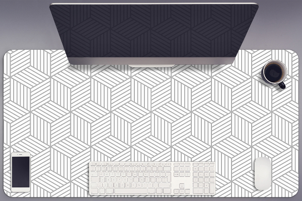 Base de secretária Padrão de cubo 3D