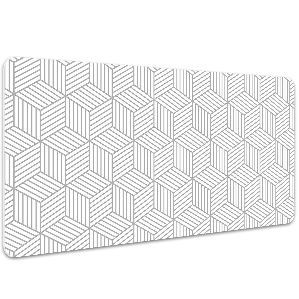 Base de secretária Padrão de cubo 3D