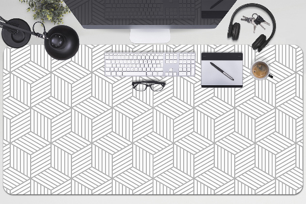 Base de secretária Padrão de cubo 3D