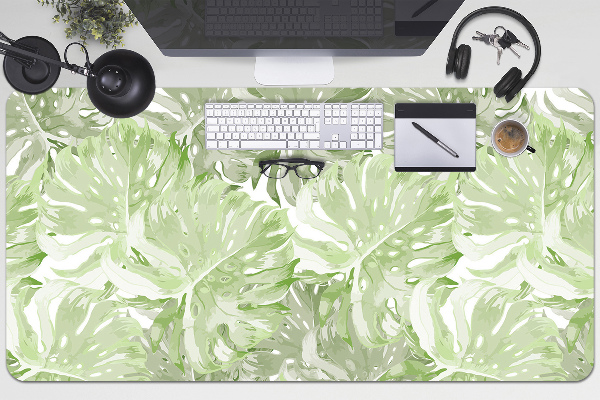 Tapete de secretária Folhas de Monstera