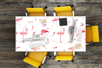 Base de secretária Um bando de flamingos