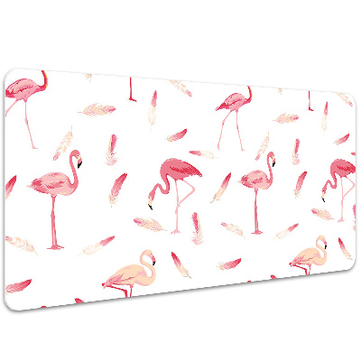 Base de secretária Um bando de flamingos