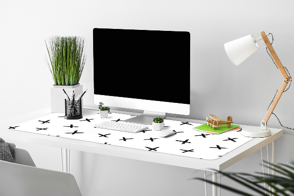Base de secretária Cruzes desenhadas