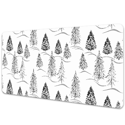 Tapete para secretária Árvore de Natal de inverno