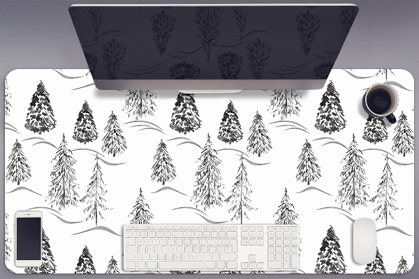 Tapete para secretária Árvore de Natal de inverno