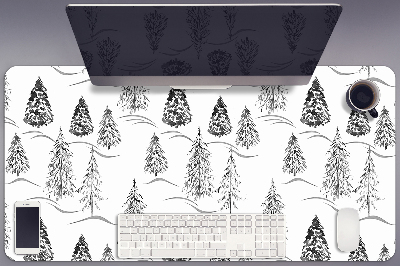 Tapete para secretária Árvore de Natal de inverno