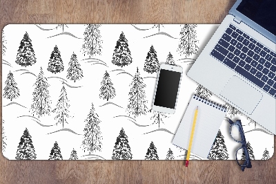 Tapete para secretária Árvore de Natal de inverno