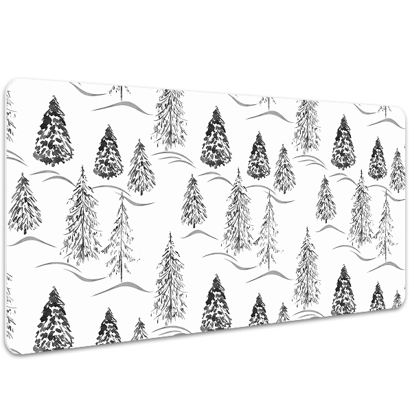 Tapete para secretária Árvore de Natal de inverno