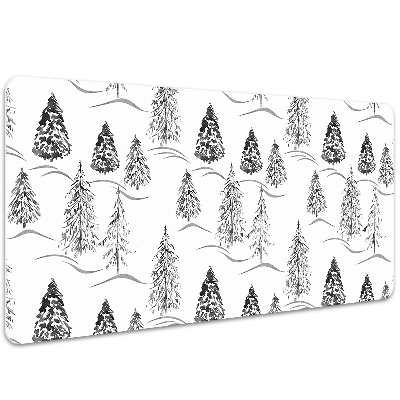Tapete para secretária Árvore de Natal de inverno