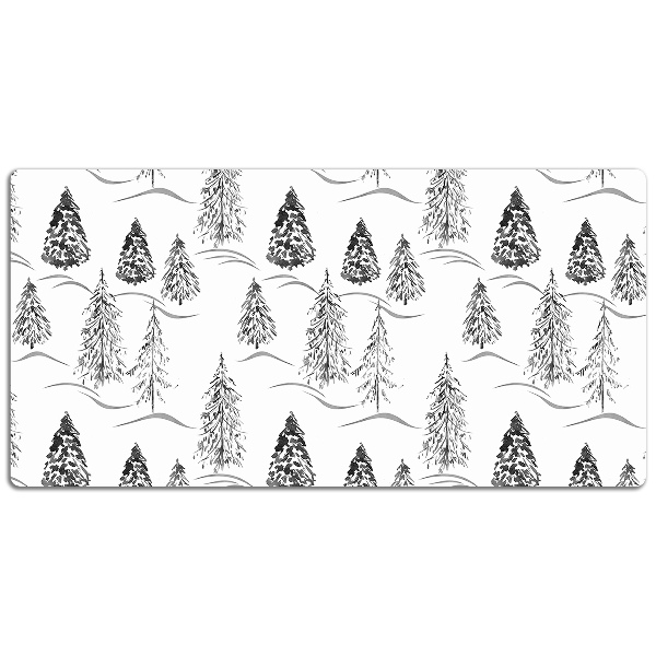 Tapete para secretária Árvore de Natal de inverno