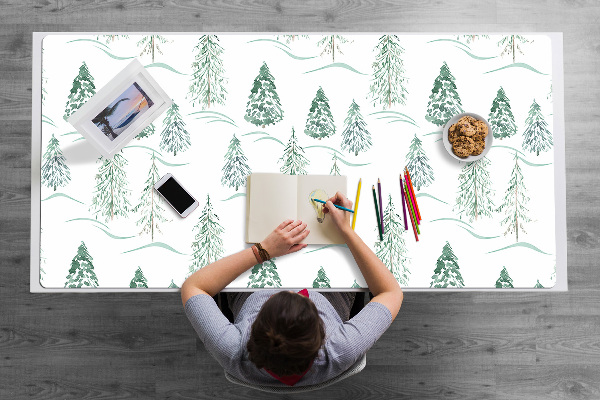 Tapete de secretária Árvore de Natal de inverno