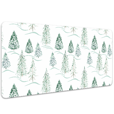 Tapete de secretária Árvore de Natal de inverno