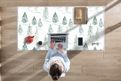 Tapete de secretária Árvore de Natal de inverno