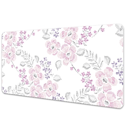 Tapete de secretária Padrão floral