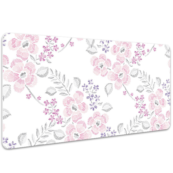 Tapete de secretária Padrão floral