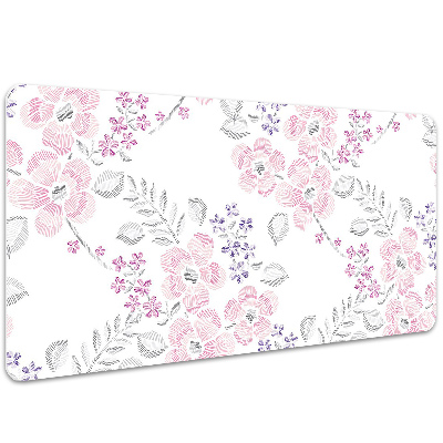 Tapete de secretária Padrão floral