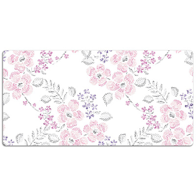 Tapete de secretária Padrão floral